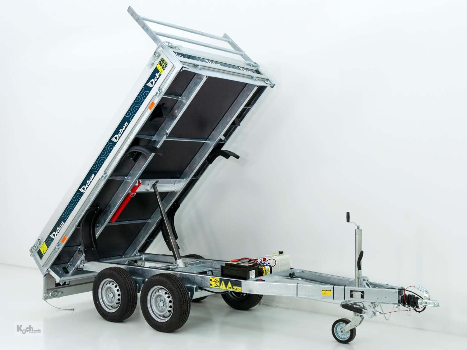 Anhänger typu Sonstige Heckkipper 155x305cm 2,0t|E-Pumpe (Ki12311666So), Neumaschine v Winsen (Luhe) (Obrázek 16)